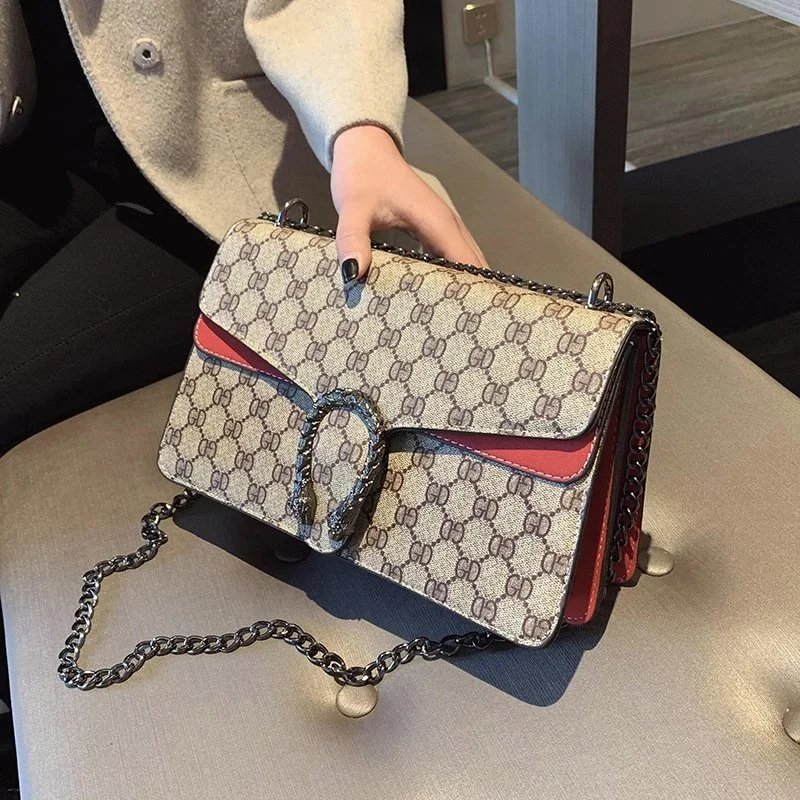 Vintage Print Mini Shoulder Bag