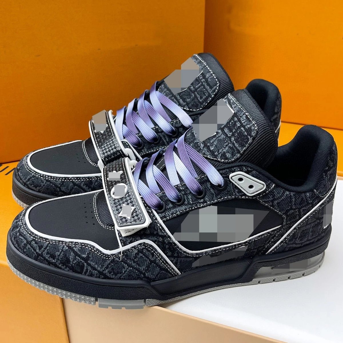 Magic Strap Bread Shoe Thick Sole Sneaker