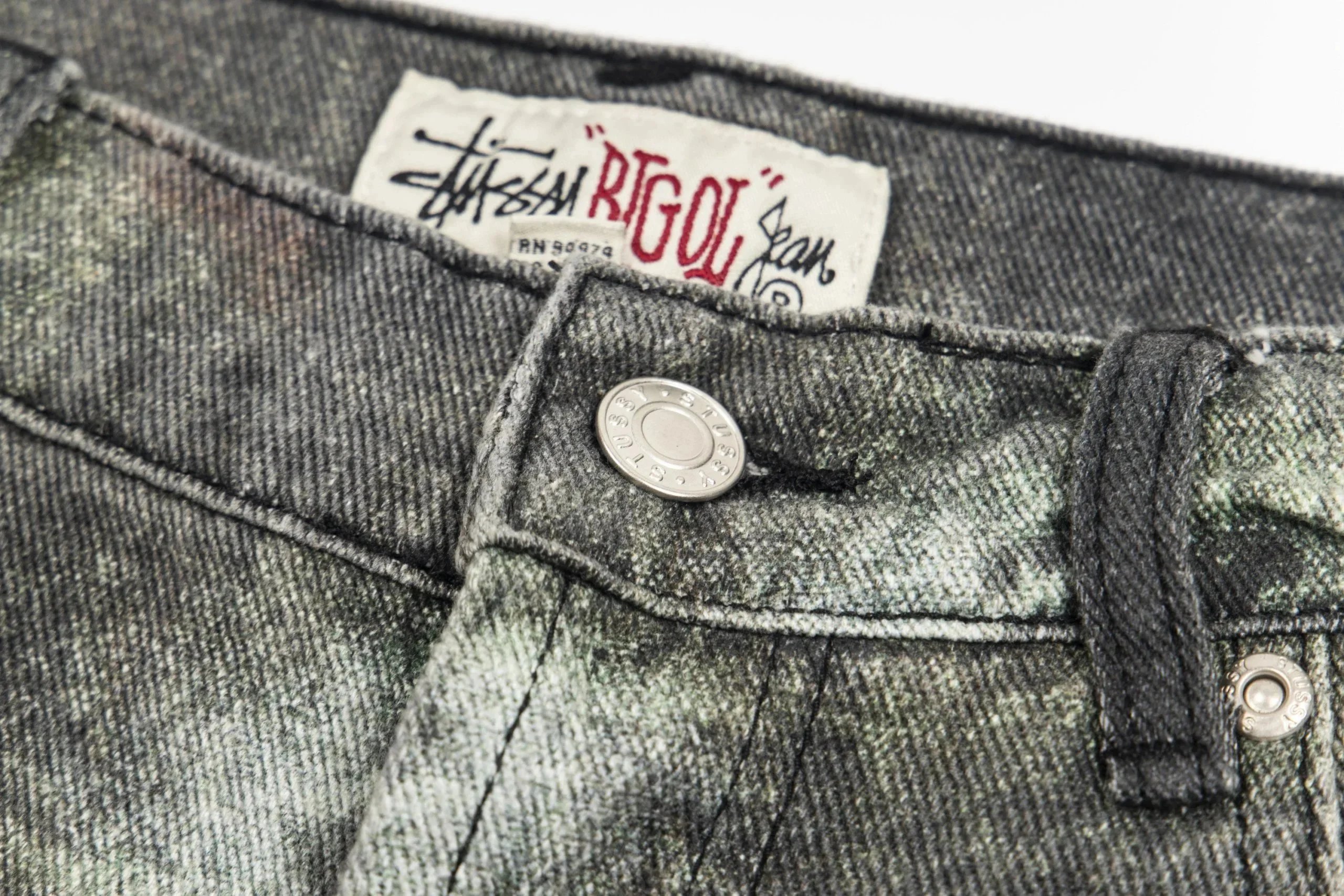 Stussy FW24 Big Ol' Jean Camo Denim Shorts photo 5