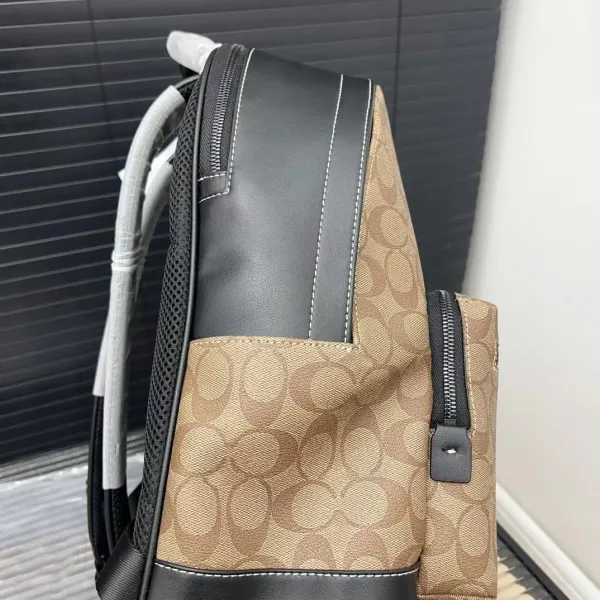 Coach Signature C-A-H Canvas Backpack Beige - 27