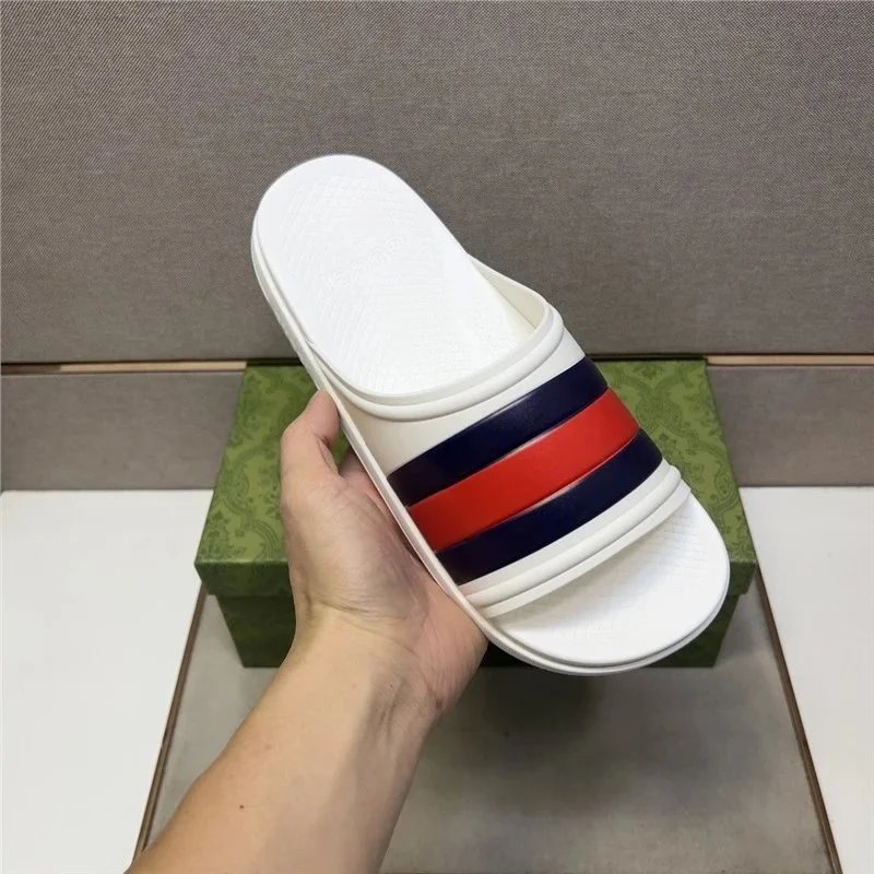 Striped Beach Slide Sandals photo 2