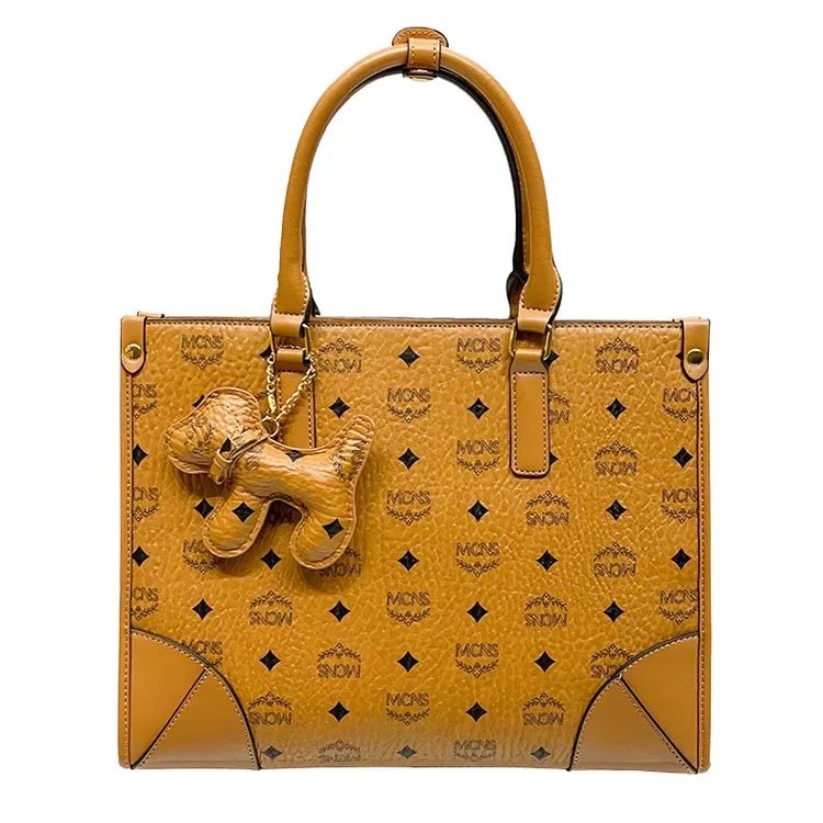 MCM Stark Visetos Mini Backpack Tan - 16