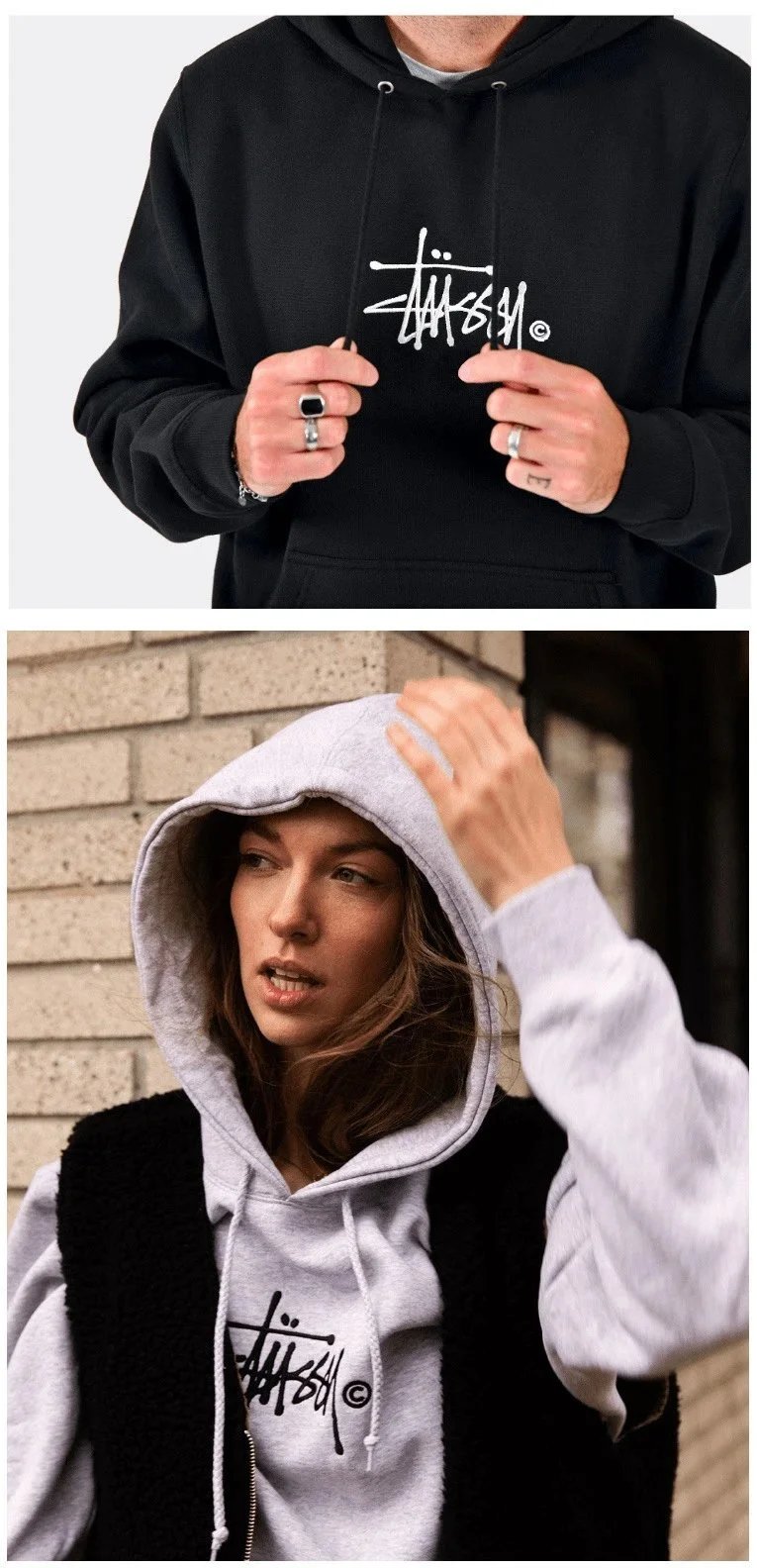 Skateboard Letter Embroidered Hoodie photo 7