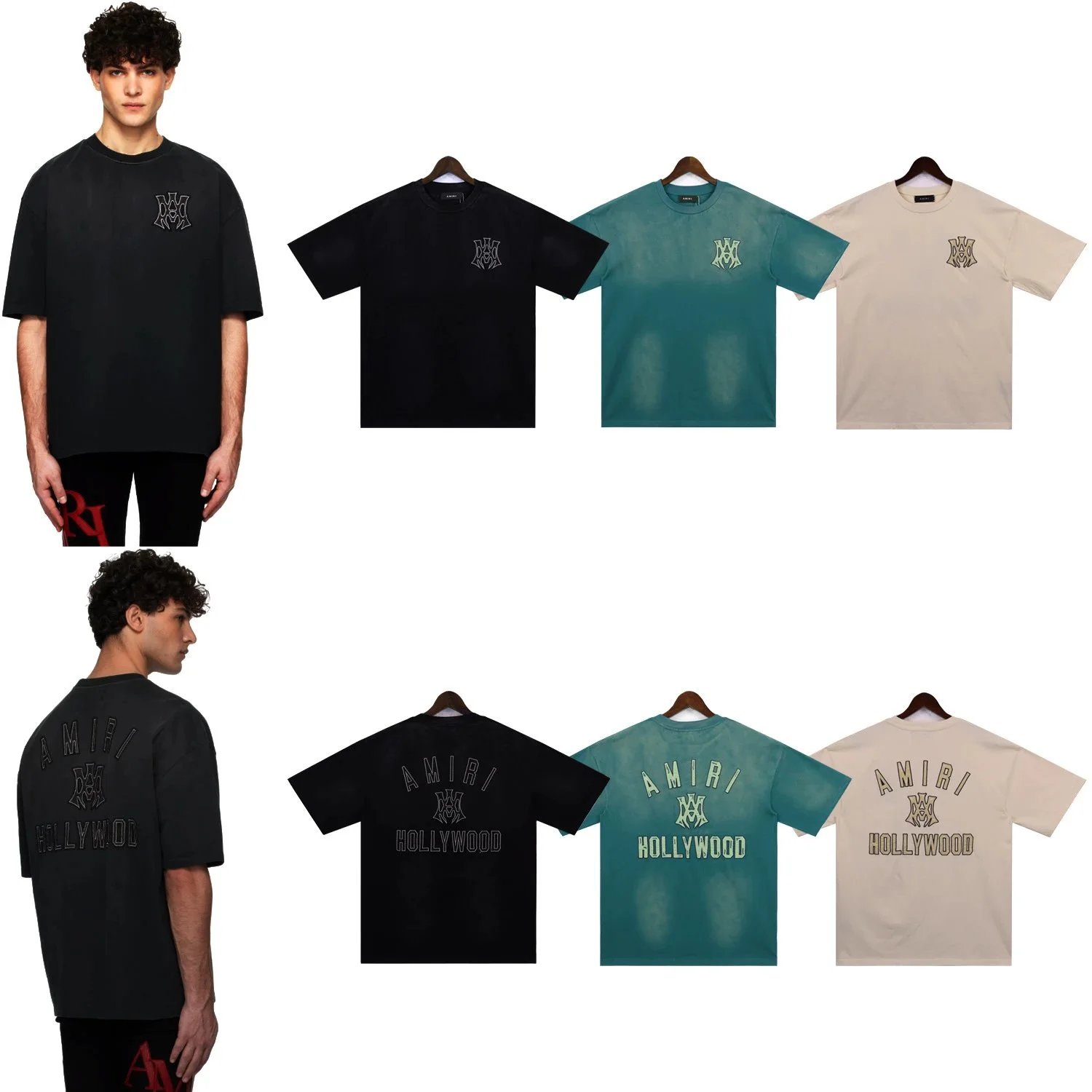 Amiri Letter Print T-Shirt