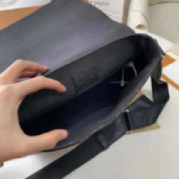 Louis Vuitton Monogram Eclipse Messenger Bag Black Crossbody Bag - 6