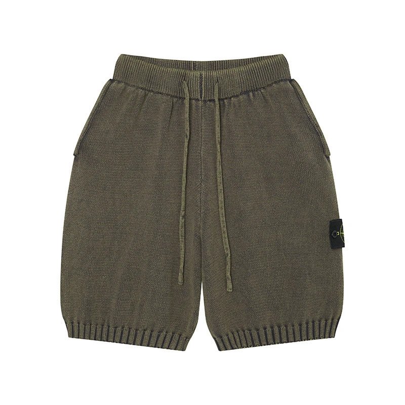 Washed Knit Cotton Shorts photo 6