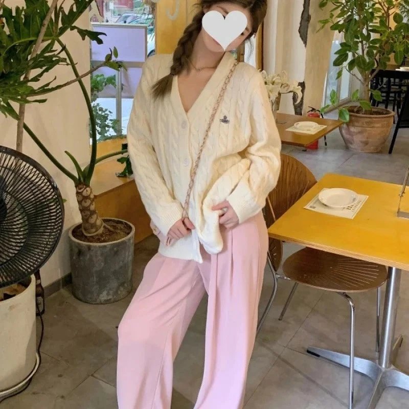 YUNSHU Cable Knit Cardigan photo 3