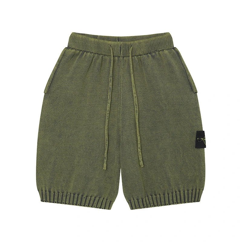 Washed Knit Cotton Shorts photo 3