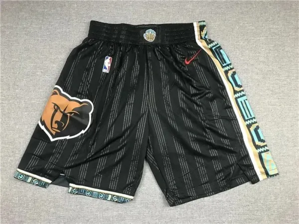 Nike Memphis Grizzlies City Edition Black Shorts - 1