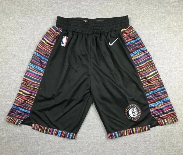 Nike Brooklyn Nets City Edition Swingman Shorts Black Multicolor - 1