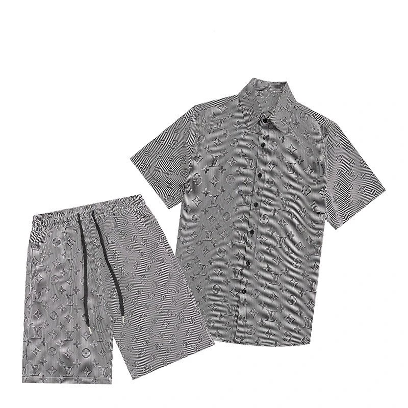 Louis Vuitton Monogram Print Short Sleeve Shirt and Shorts Set product photo 4