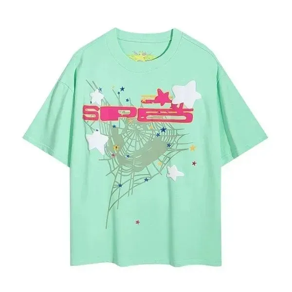 SP25 Graphic Print Mint Green Oversized T-Shirt - 1