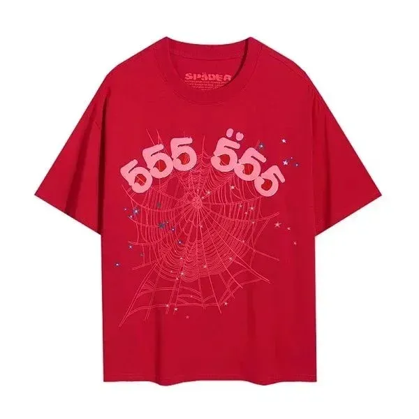 Spider 555 Spiderweb Red T-Shirt - 1