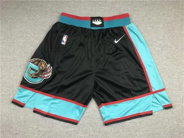 Nike Memphis Grizzlies City Edition Basketball Shorts Black/Turquoise - 1