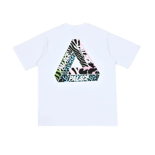 Palace Tri-Print Triangle White T-Shirt - 1