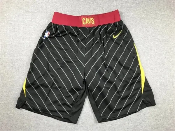 Nike Cleveland Cavaliers City Edition Swingman Shorts Black/Red/Yellow - 1