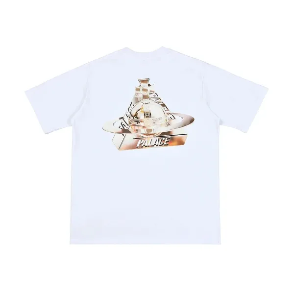 Palace x Vivienne Westwood Orb Logo White T-Shirt - 1
