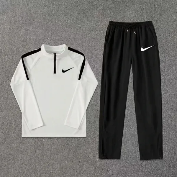 Nike Performance Tracksuit White/Black - 1