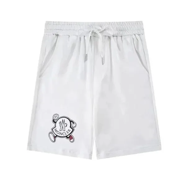 Moncler Genius White Logo-Embroidered Shorts - 10