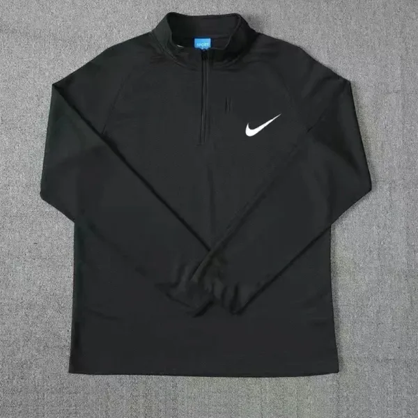 Nike Half-Zip Performance Top Black Activewear - 1