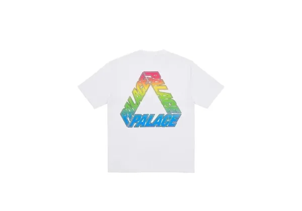 Palace Tri-Logo Rainbow Gradient T-Shirt - 1