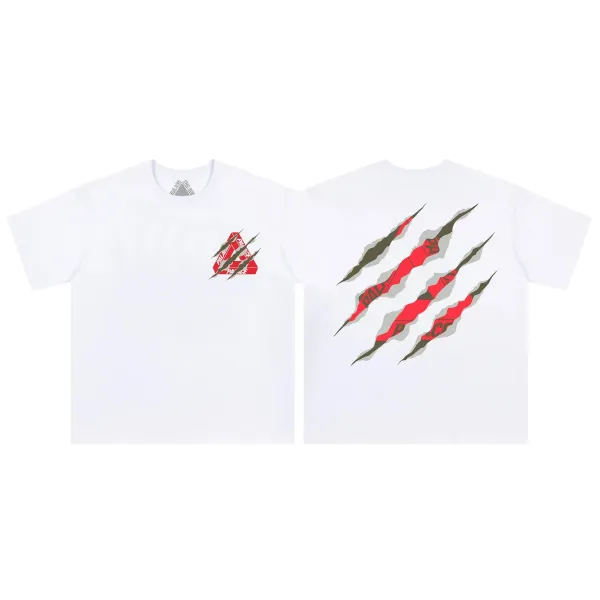 Palace Tri-Force Claw T-Shirt White - 1