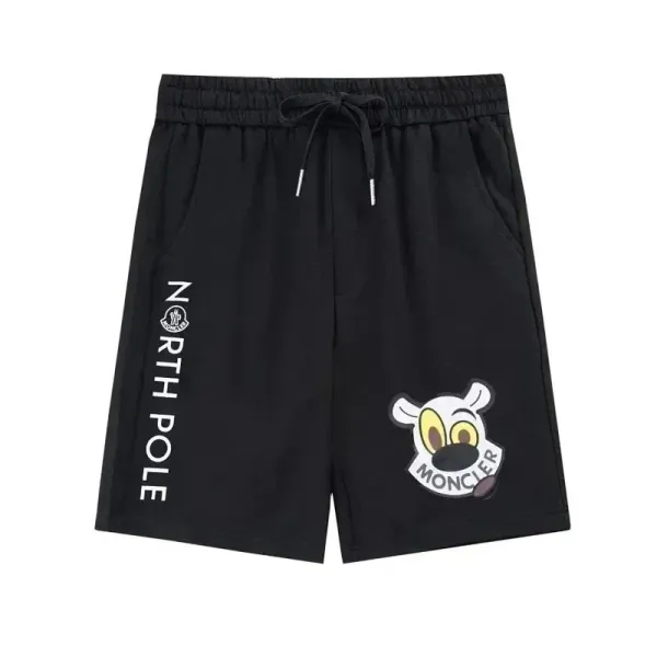 Moncler x North Pole Cartoon Print Shorts Black - 1