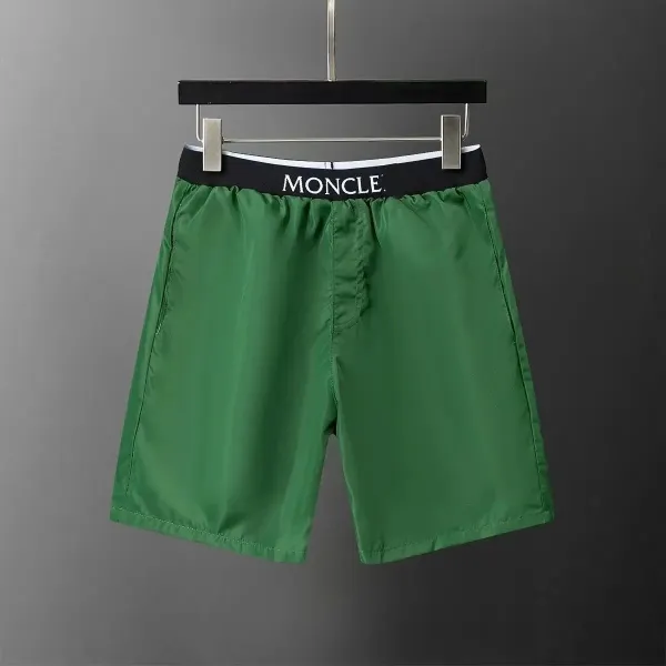 Moncler Green Nylon Shorts - 1