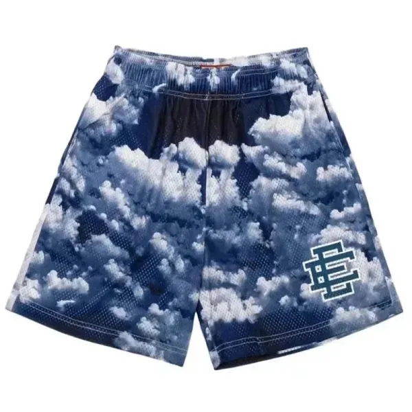 EASTPAK x Supreme Cloud Print Mesh Shorts Blue - 1
