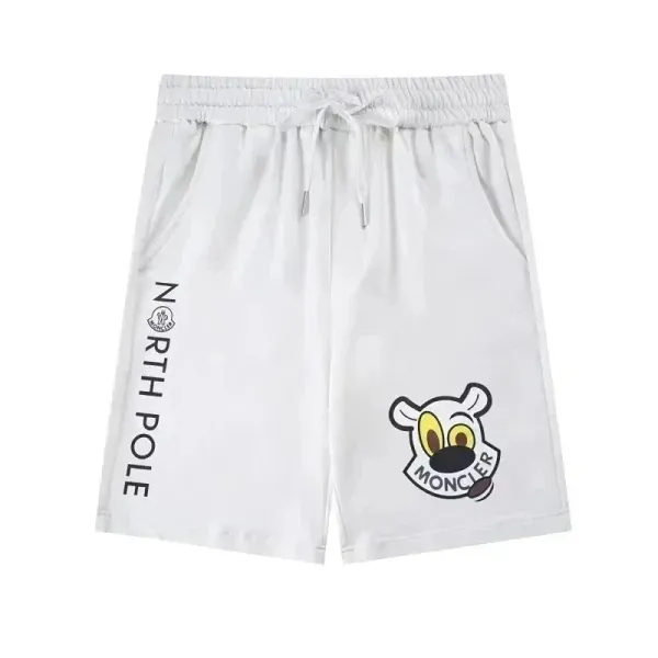 Moncler Genius White Logo-Embroidered Shorts - 12