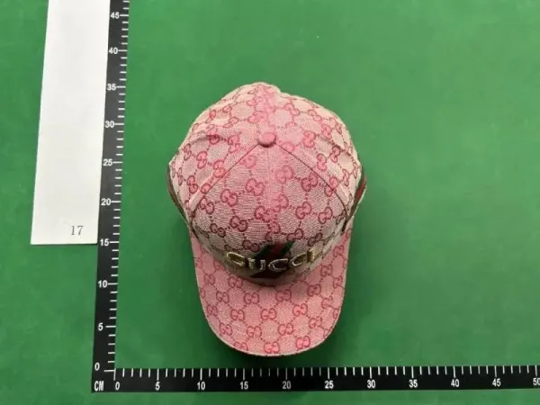 Gucci GG Monogram Pink Baseball Cap - 1