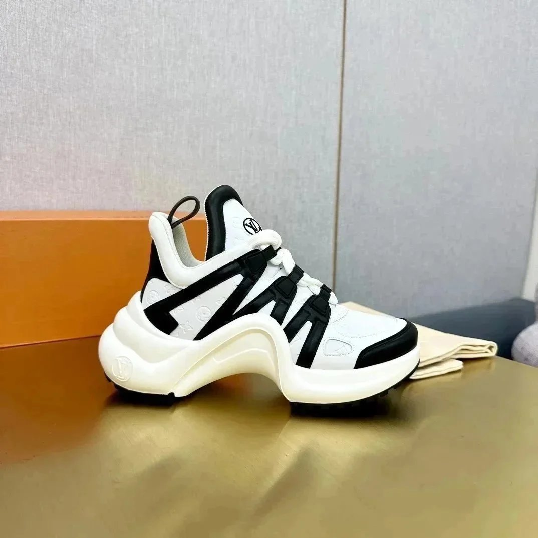 Louis Vuitton Archlight White and Black Sneakers - 1