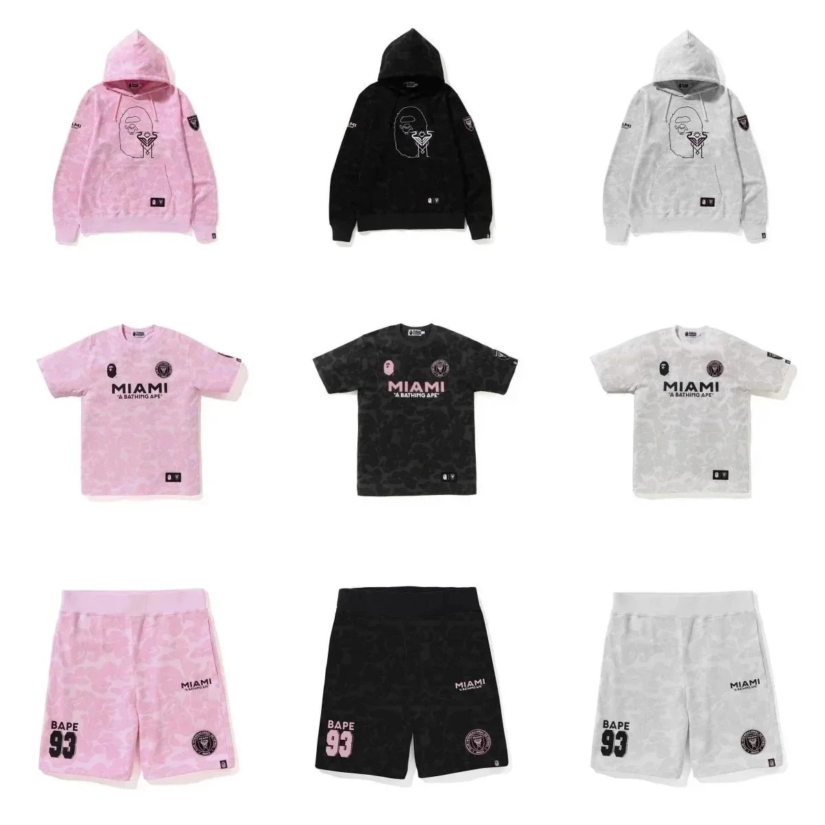 HT18-embroidered sleeve logo couple short sleeve shirt jersey + shorts (pls contact WhatsApp: +85264813501 if u need size recommendation)