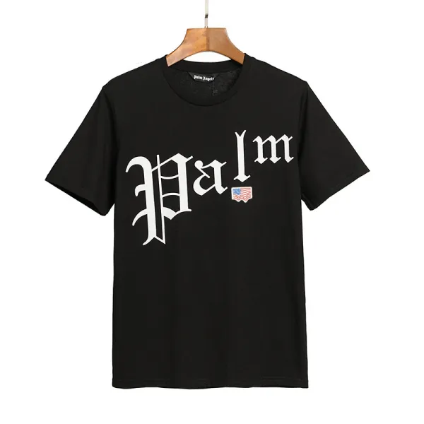 Palm Angels Spray Paint Logo Oversized T-Shirt White - 29