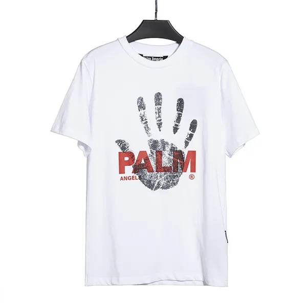 Palm Angels Spray Paint Logo Oversized T-Shirt White - 53