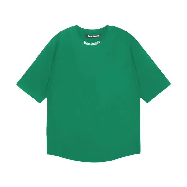 Palm Angels Spray Paint Logo Oversized T-Shirt White - 76
