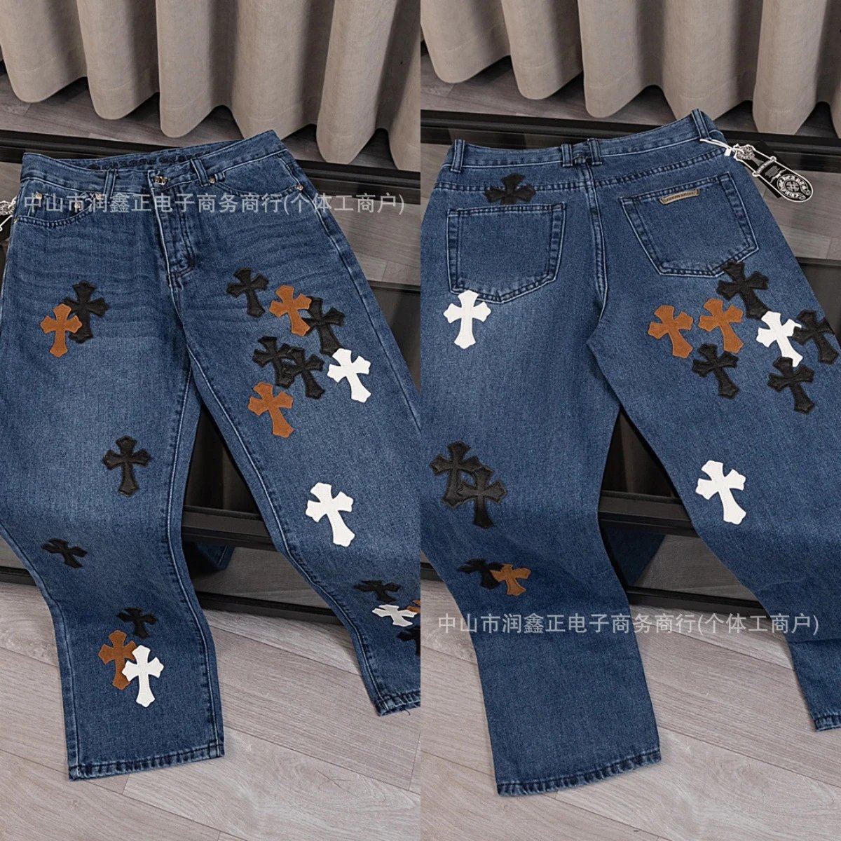 Design Embroidered Logo Sweatpants Black - 6