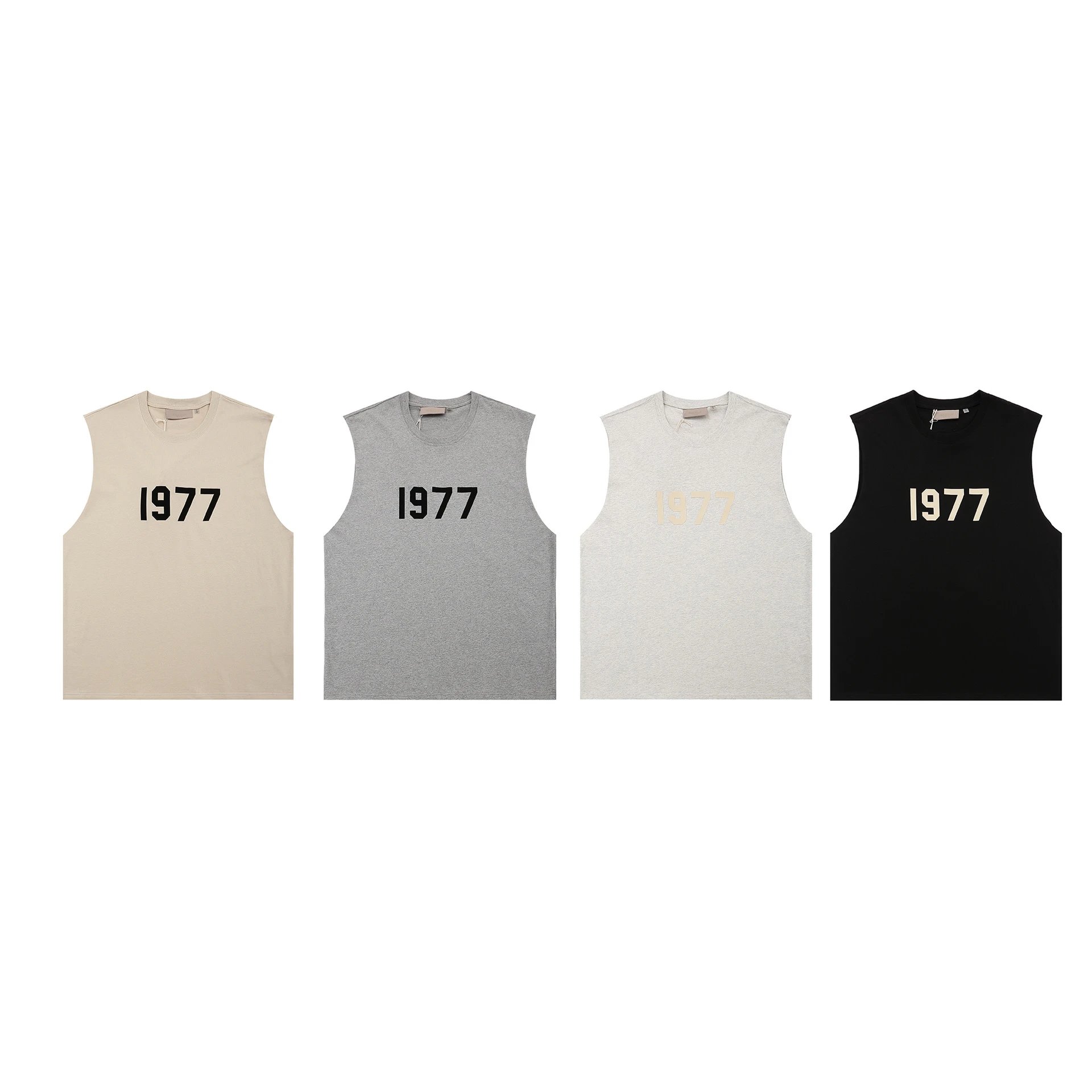 Fear of God Essentials 1977 Gray Vest-Top - 2
