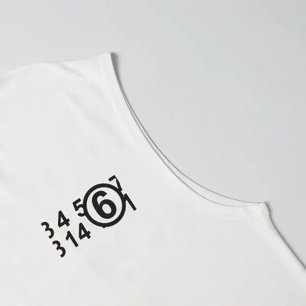 Maison Margiela Number 6 Sleeveless Top Black Vest Top - 26