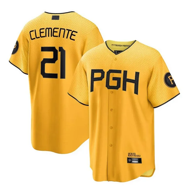 MLB T-Shirts Button-Front Baseball Jersey with Team and Player Graphics product detail image 6