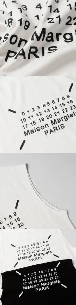 Maison Margiela Number 6 Sleeveless Top Black Vest Top - 48