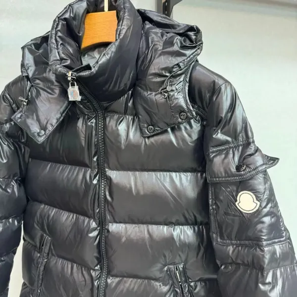 Moncler Maya Down Jacket Black - 7