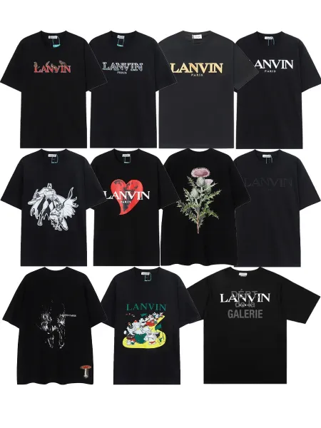 Lanvin Las Vegas Sign Graphic T-Shirt White - 2