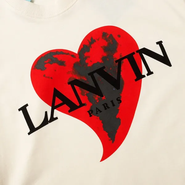 Lanvin Las Vegas Sign Graphic T-Shirt White - 19