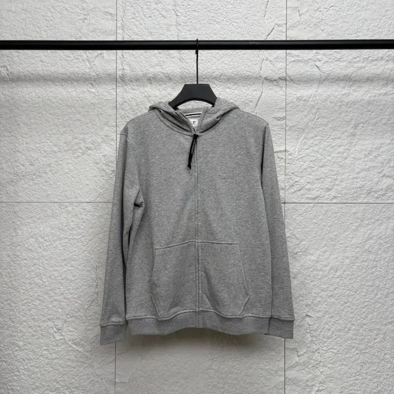Design Zip-Up Hoodie Gray - 10