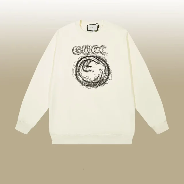 Unbranded Hoodies & Sweatshirts Crewneck sweatshirt with GUCC text print product detail image 9