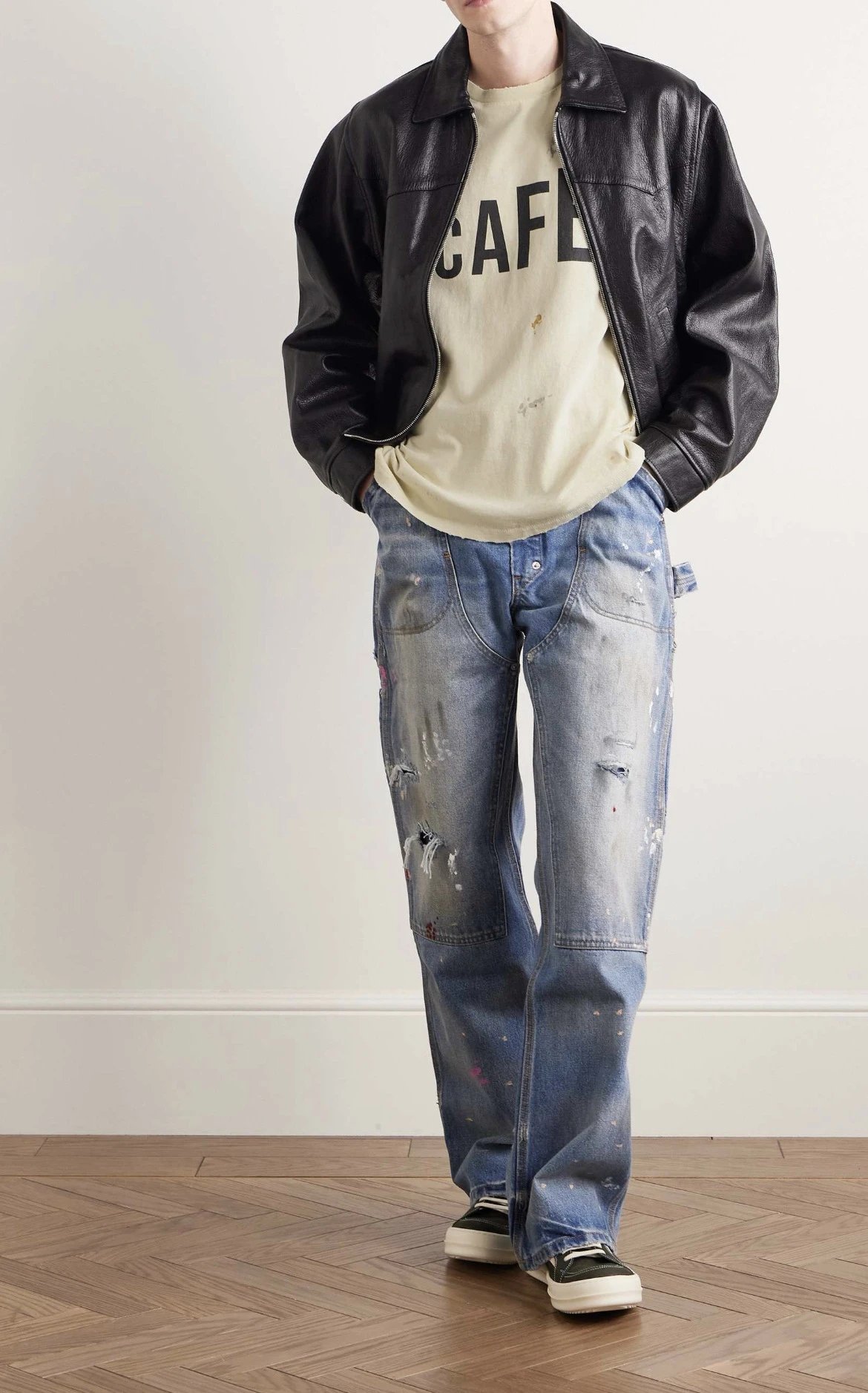 Chrome Hearts Cross-Embellished Straight Fit Jeans Orange - 9
