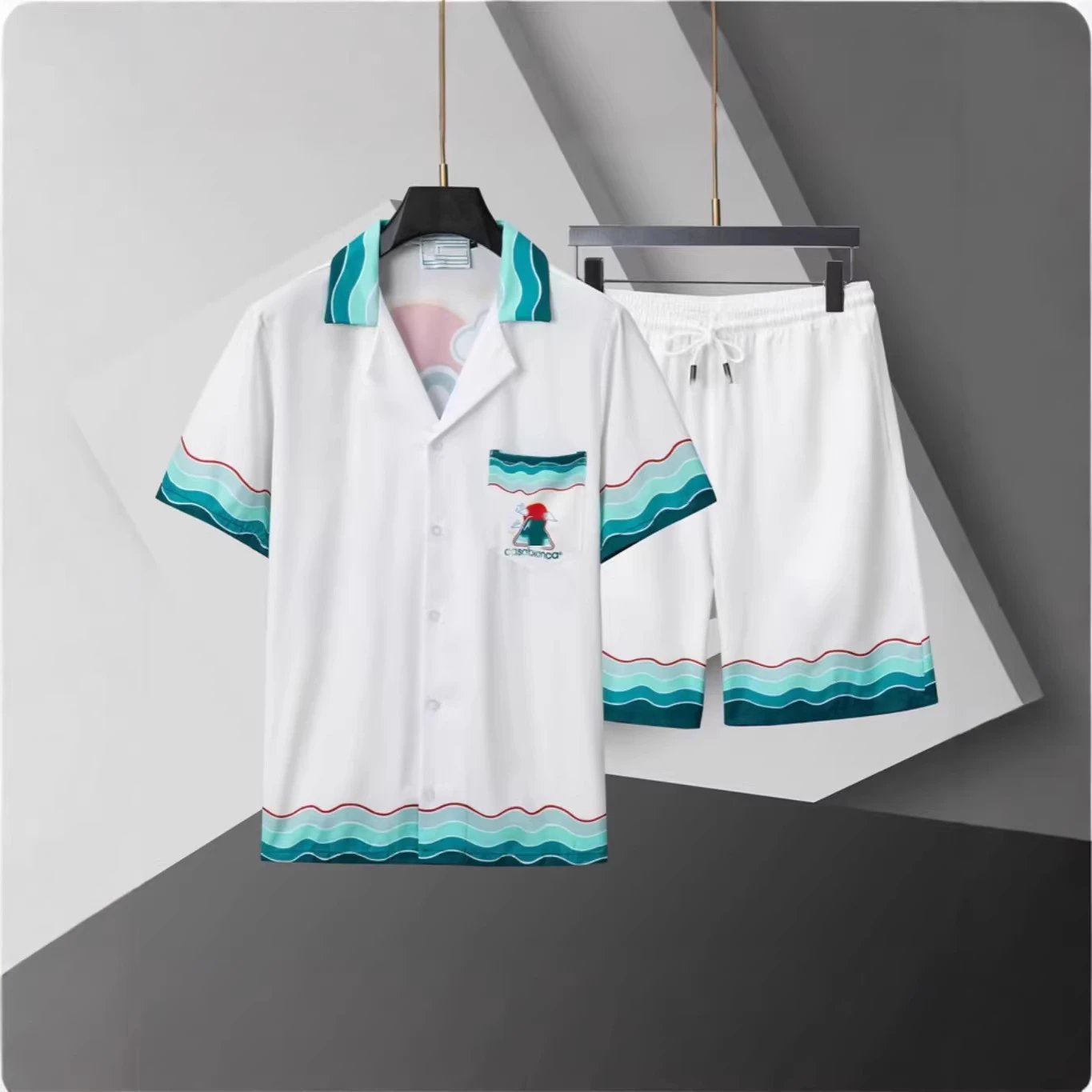 Gucci Matching Sets Short-Sleeve Monogram Shirt and Shorts Set image 4