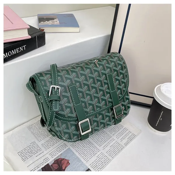 Goyard Saint Louis PM Black and White Monogram Crossbody Bag - 9