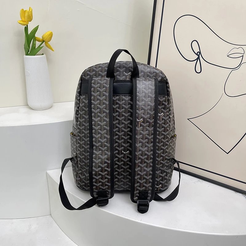 Goyard Backpacks Goyardine monogram zip backpack image 3